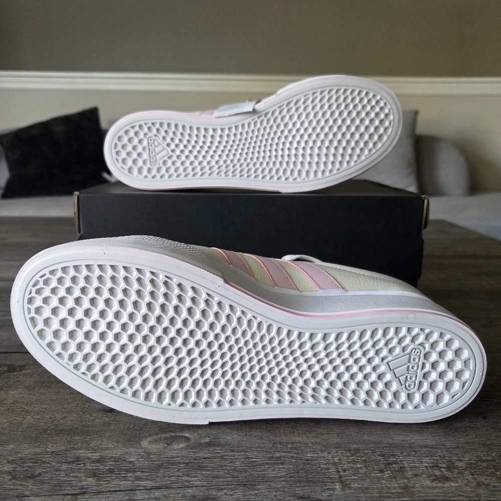 Adidas Women's Bravada 2.0 Platform 'Off White Clear Pink' Shoes JI1799 - Picture 6 of 6